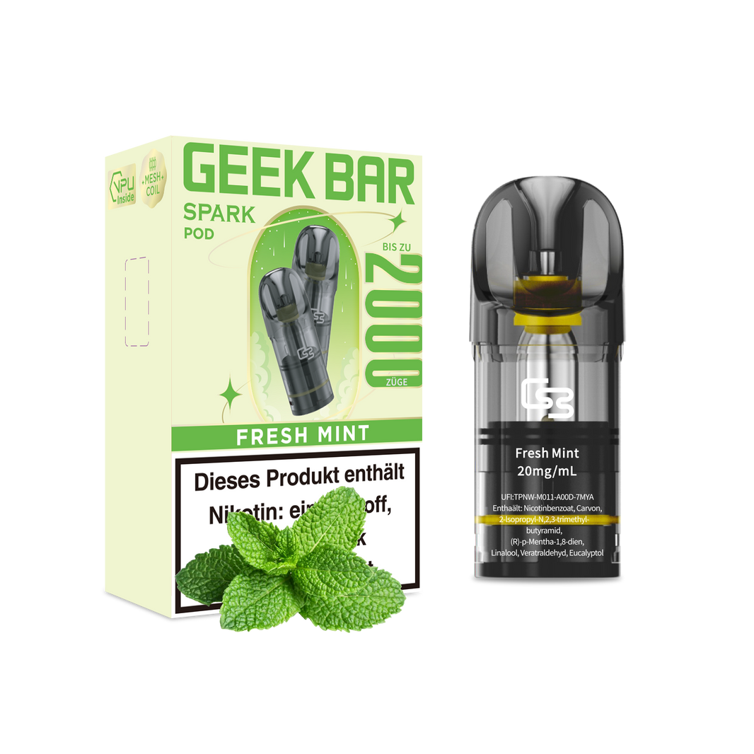 GEEKBAR SPARK PODS – 2ER-PACK